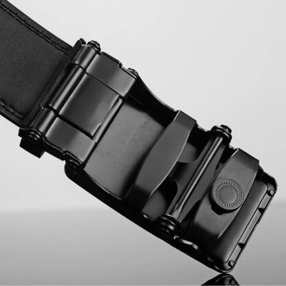 Cintura automatica da uomo in pelle